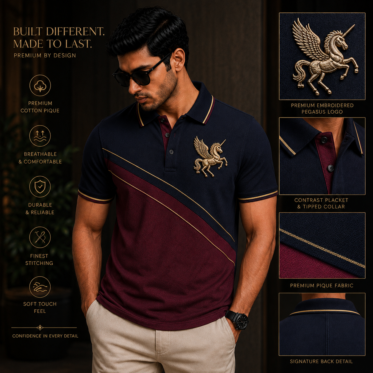 Summit Prestige Polo T-Shirt