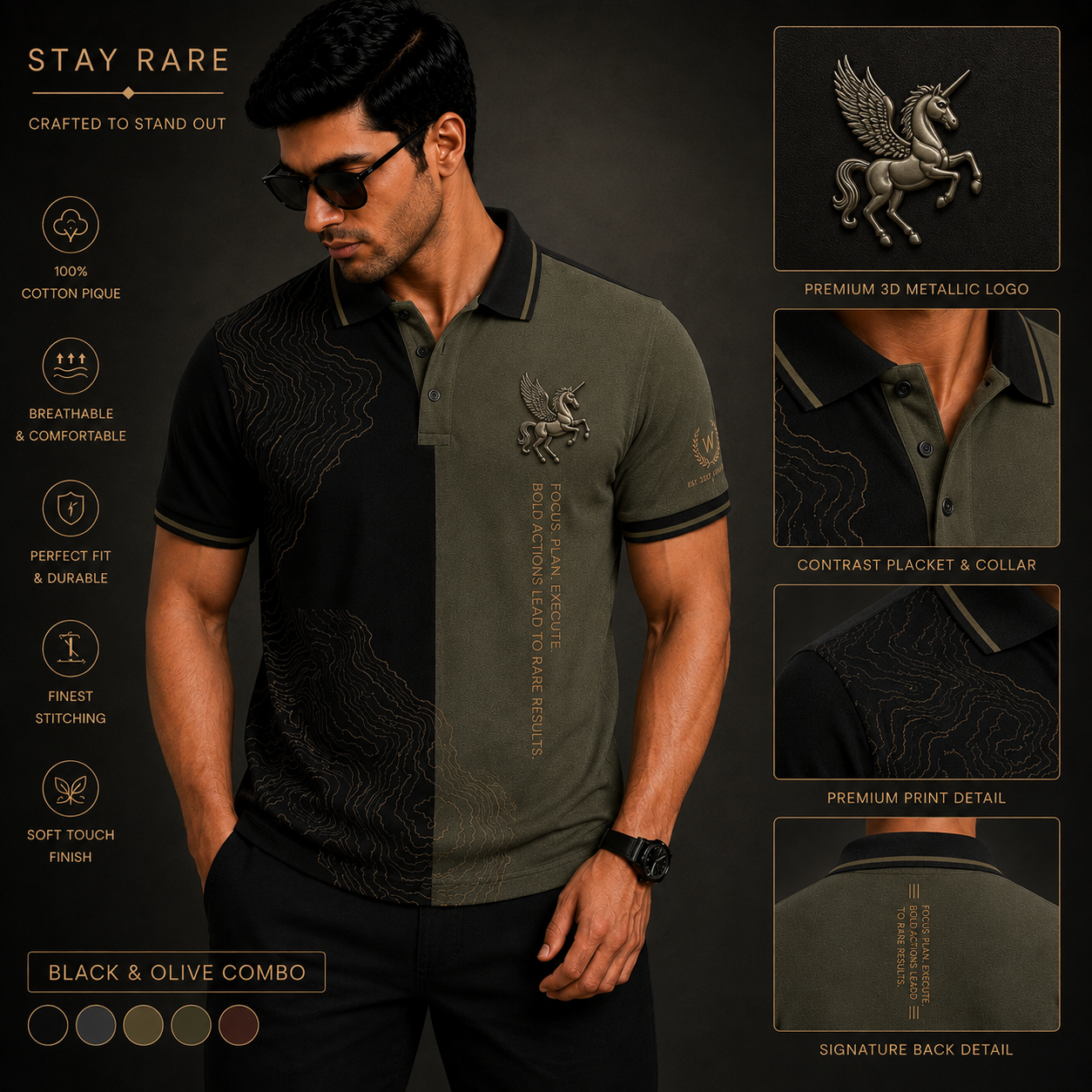 Steadfast Noble Polo T-Shirt