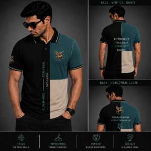 Vantage Noir Polo T-Shirt