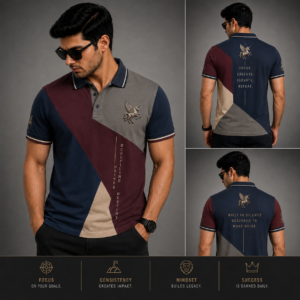 Crest & Crown Premium Polo T-Shirt