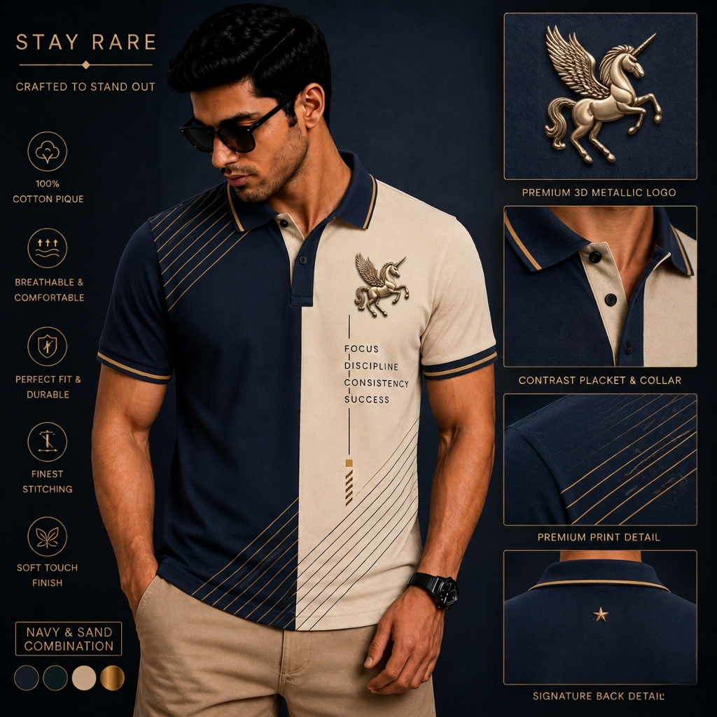 Obsidian Prestige Polo T-Shirt