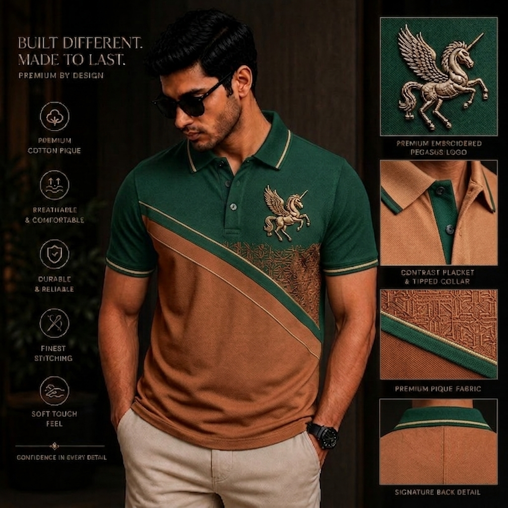 Calyx Heritage Polo T-Shirt