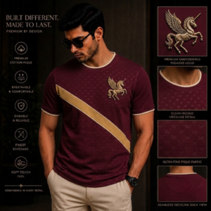 Zenith Pique Round Neck T-Shirt