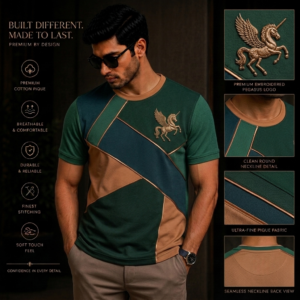 Titan Structured Round Neck T-Shirt