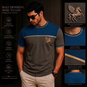 Heritage Pique Round Neck T-Shirt