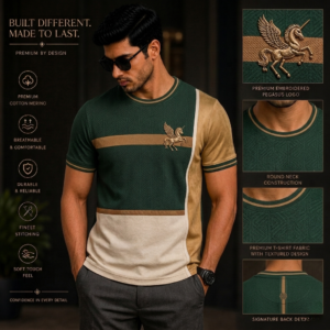 Grandeur Basic Round Neck T-Shirt