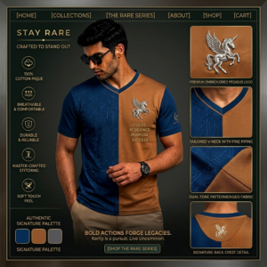 Minimalist Aesthetic Signature V-Neck