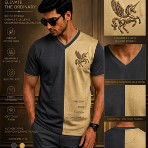 Form-Fitting Tailored V-Neck