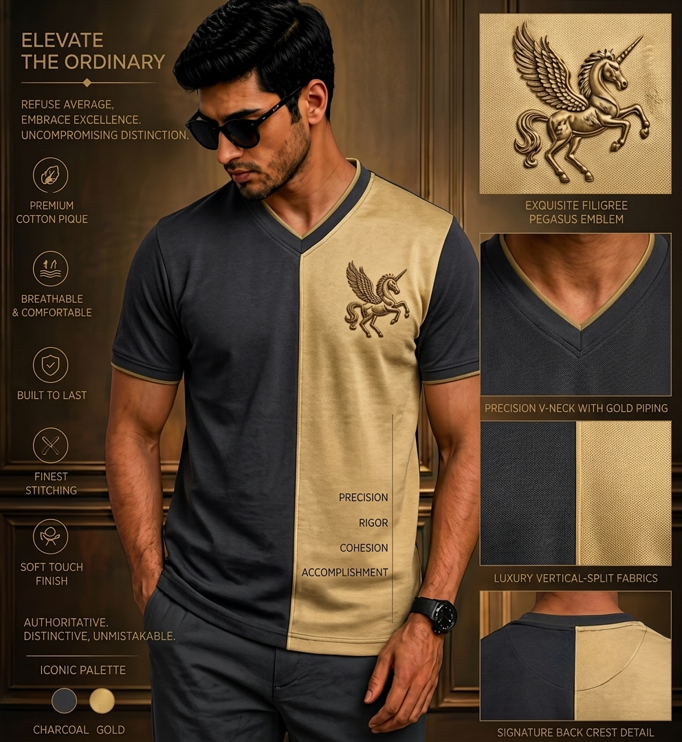 Form-Fitting Tailored V-Neck