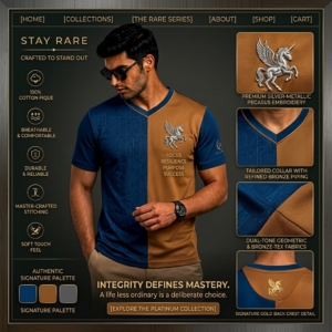 Rebellious Spirit Tailored V-Neck